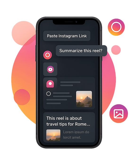 Chat with Instagram - AI Content Summarizer